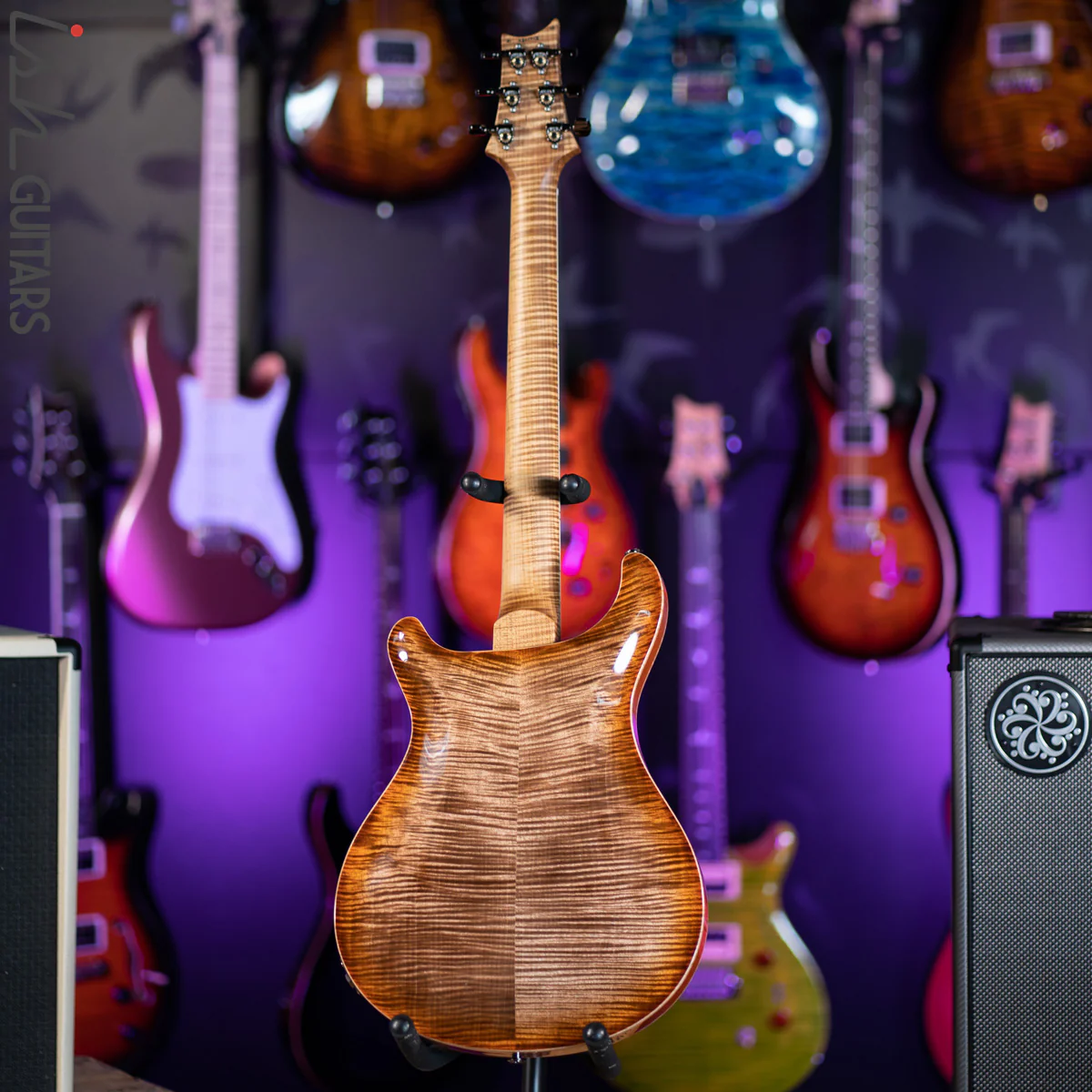 PRS McCarty 594 Hollowbody II Wood Library 10 Top Autumn Sky - Image 8