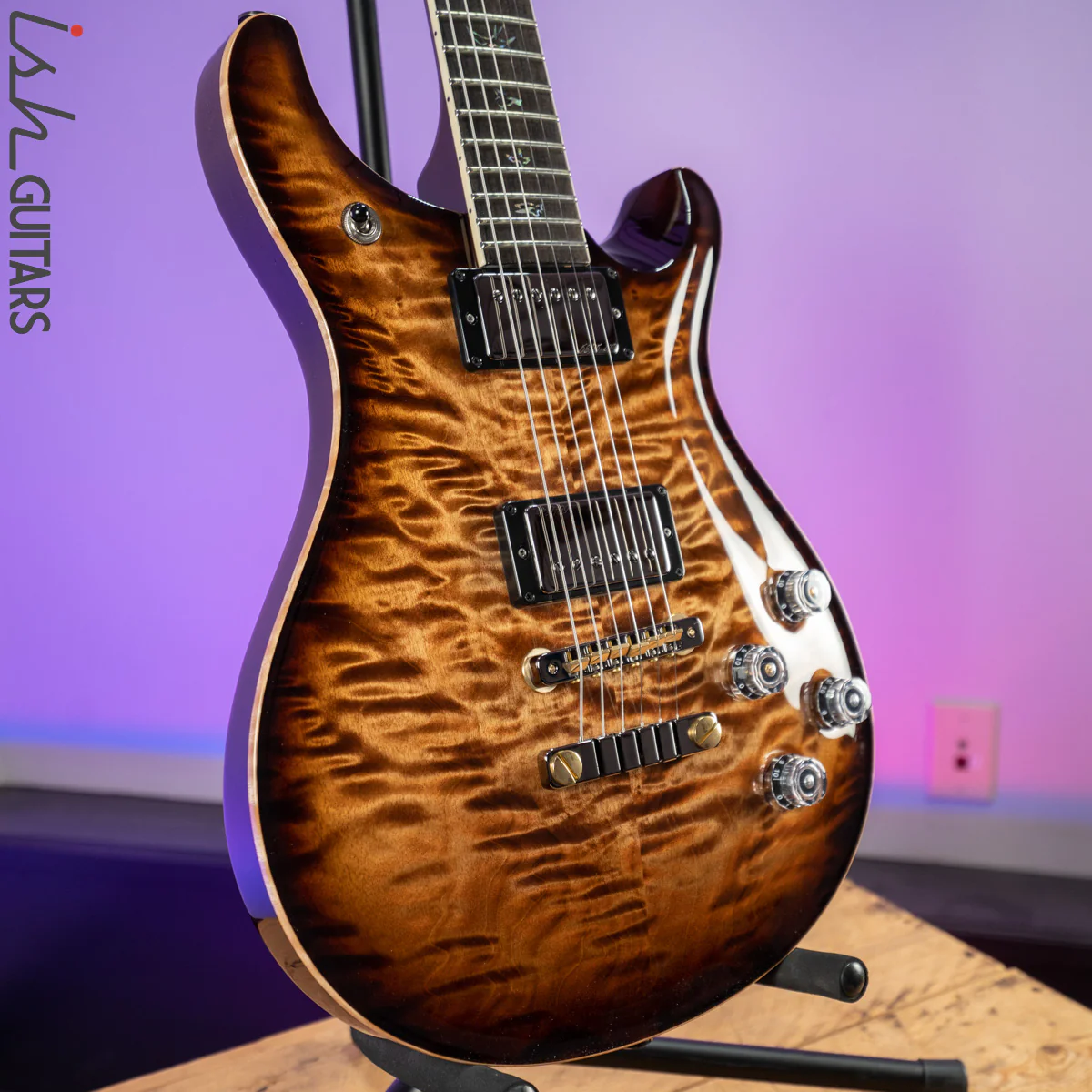 PRS McCarty 594 Wood Library Copperhead Burst 10 Top - Image 5