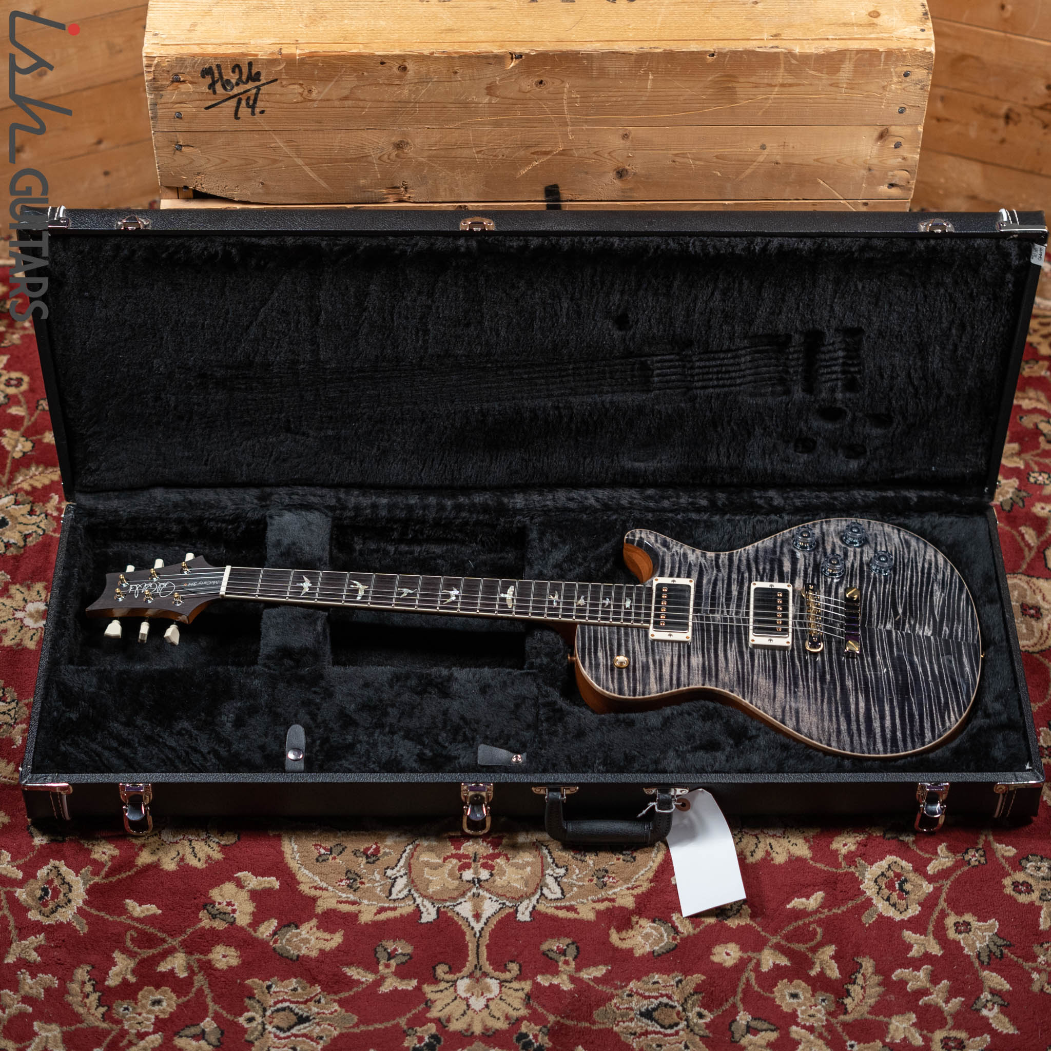 2021 PRS McCarty 594 10-Top Flame Charcoal - Image 12