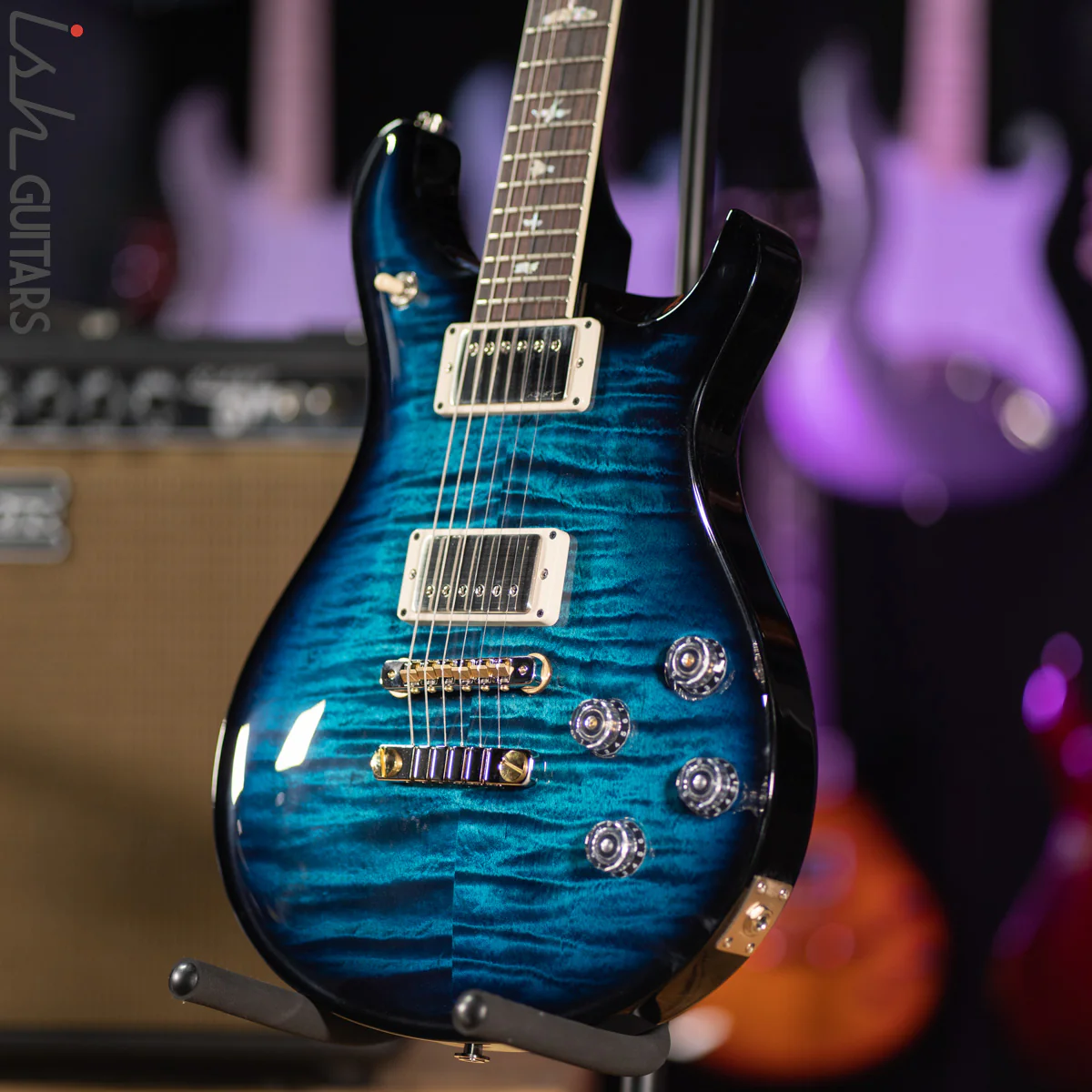 2021 PRS McCarty 594 Cobalt Blue Smokewrap - Image 5