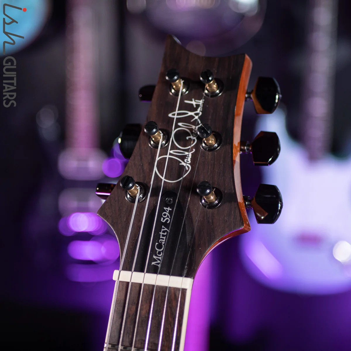 PRS McCarty 594 Hollowbody II Wood Library Faded Purple - Image 8