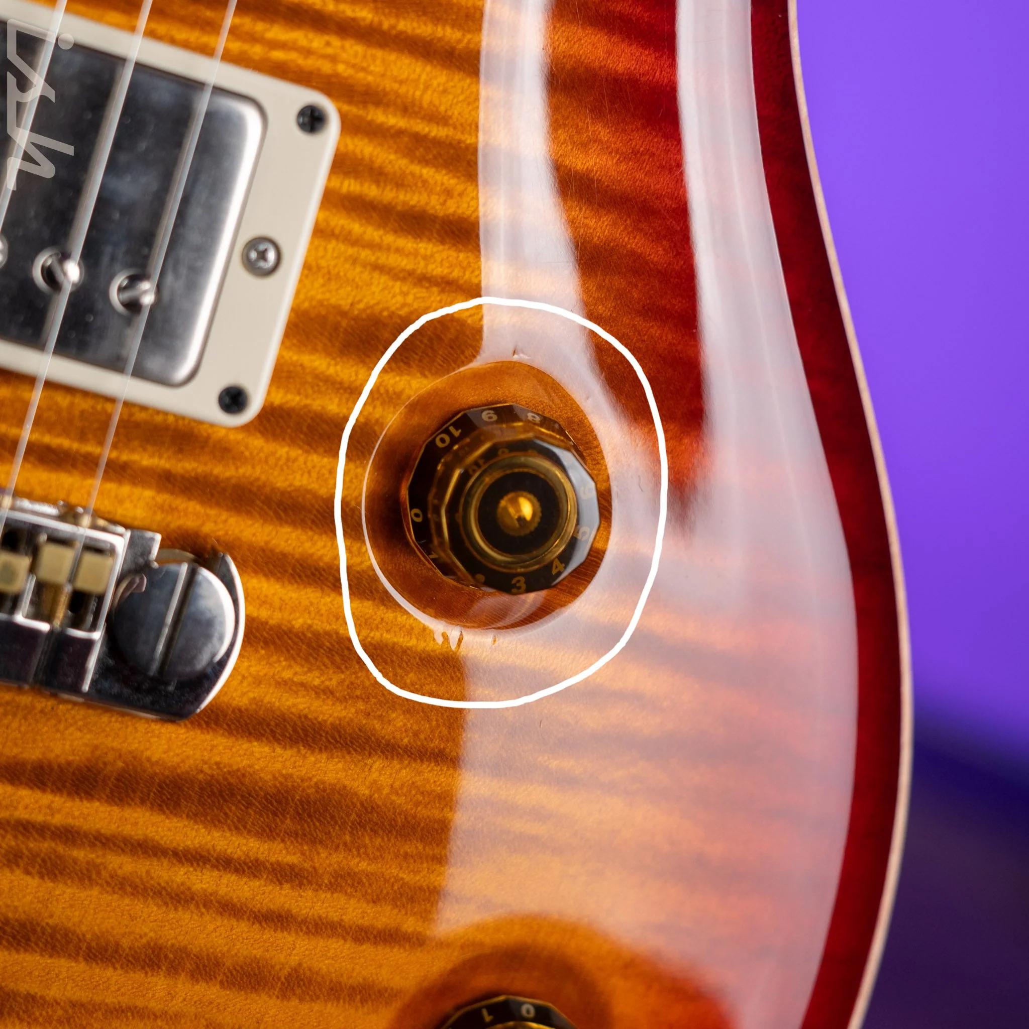 2021 PRS McCarty Doublecut Dark Cherry Sunburst - Image 5