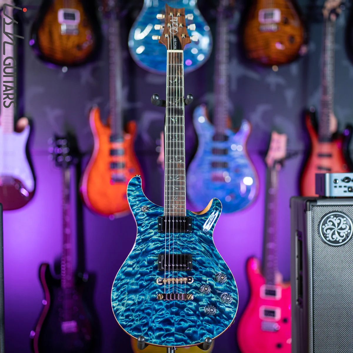 PRS McCarty 594 Wood Library River Blue 10 Top Quilt - Image 2