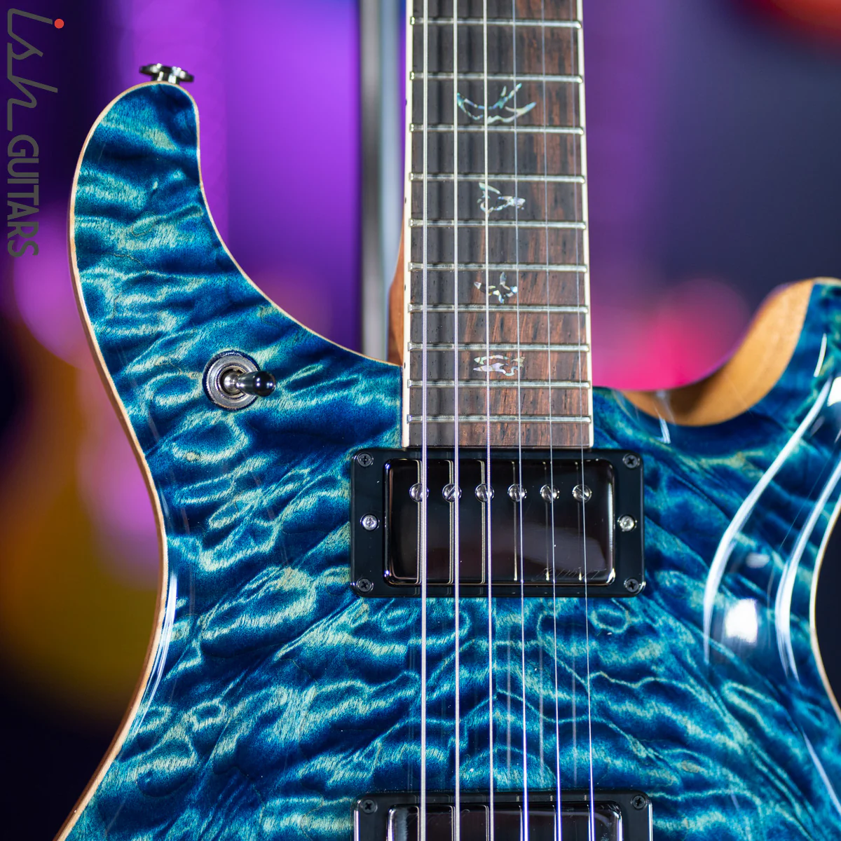 PRS McCarty 594 Wood Library River Blue 10 Top Quilt - Image 3