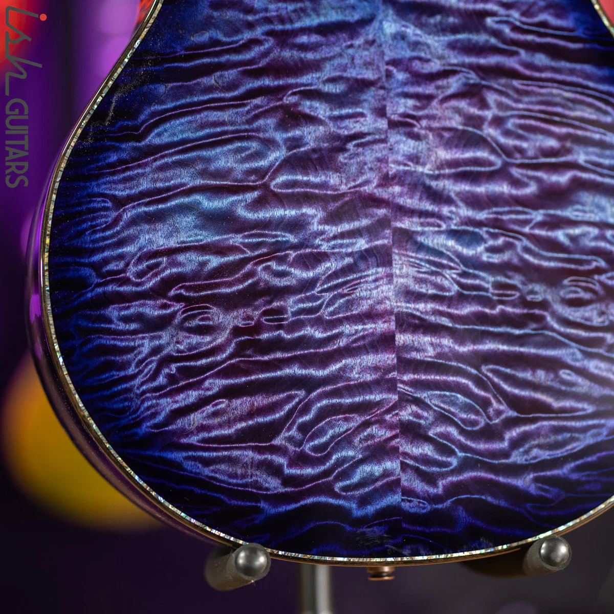 PRS Private Stock Angelus Acoustic Aqua Violet Smoked Burst - Image 15