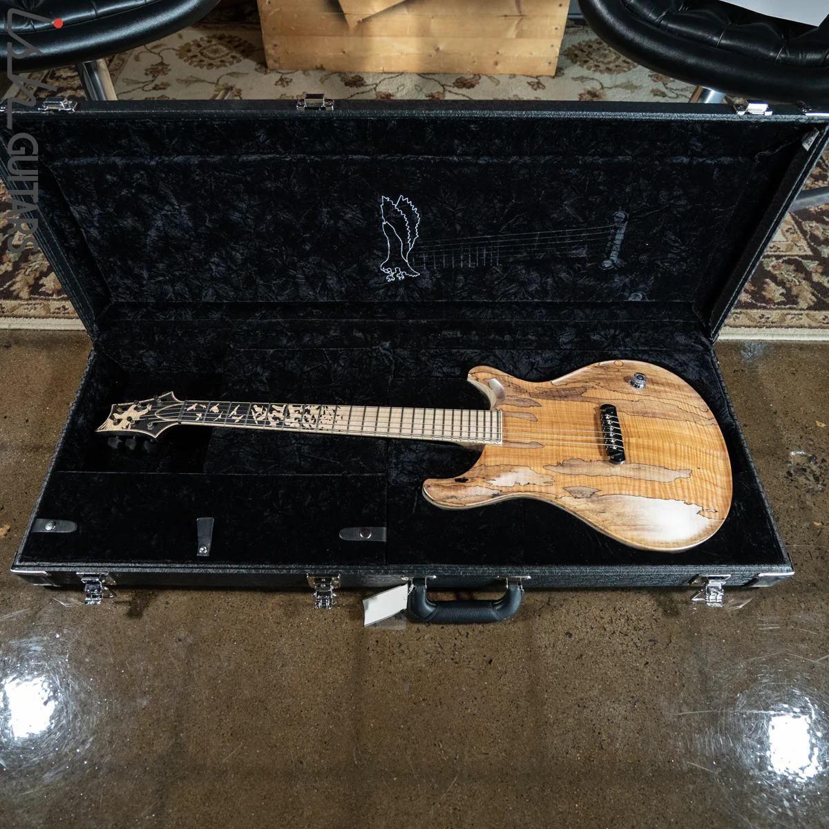 PRS Private Stock Custom 24 "Sculpture" Hollowbody Piezo Spalted Guitar - Image 21