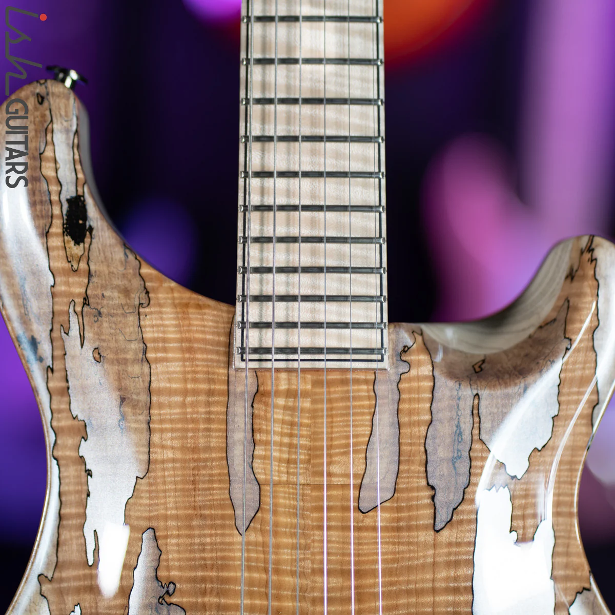 PRS Private Stock Custom 24 "Sculpture" Hollowbody Piezo Spalted Guitar - Image 8