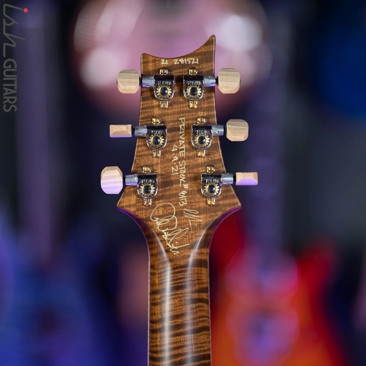 PRS Private Stock Hollowbody II 24 Fret Honey Gold Smoked Burst - Image 15