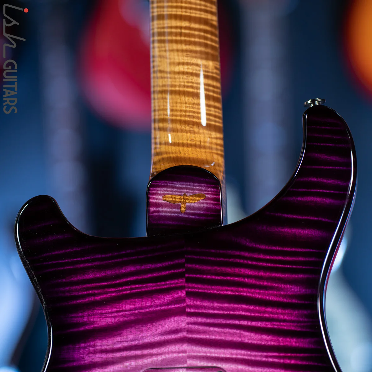 2021 PRS Private Stock Modern Eagle V Midnight Orchid Glow Smoked Burst - Image 12