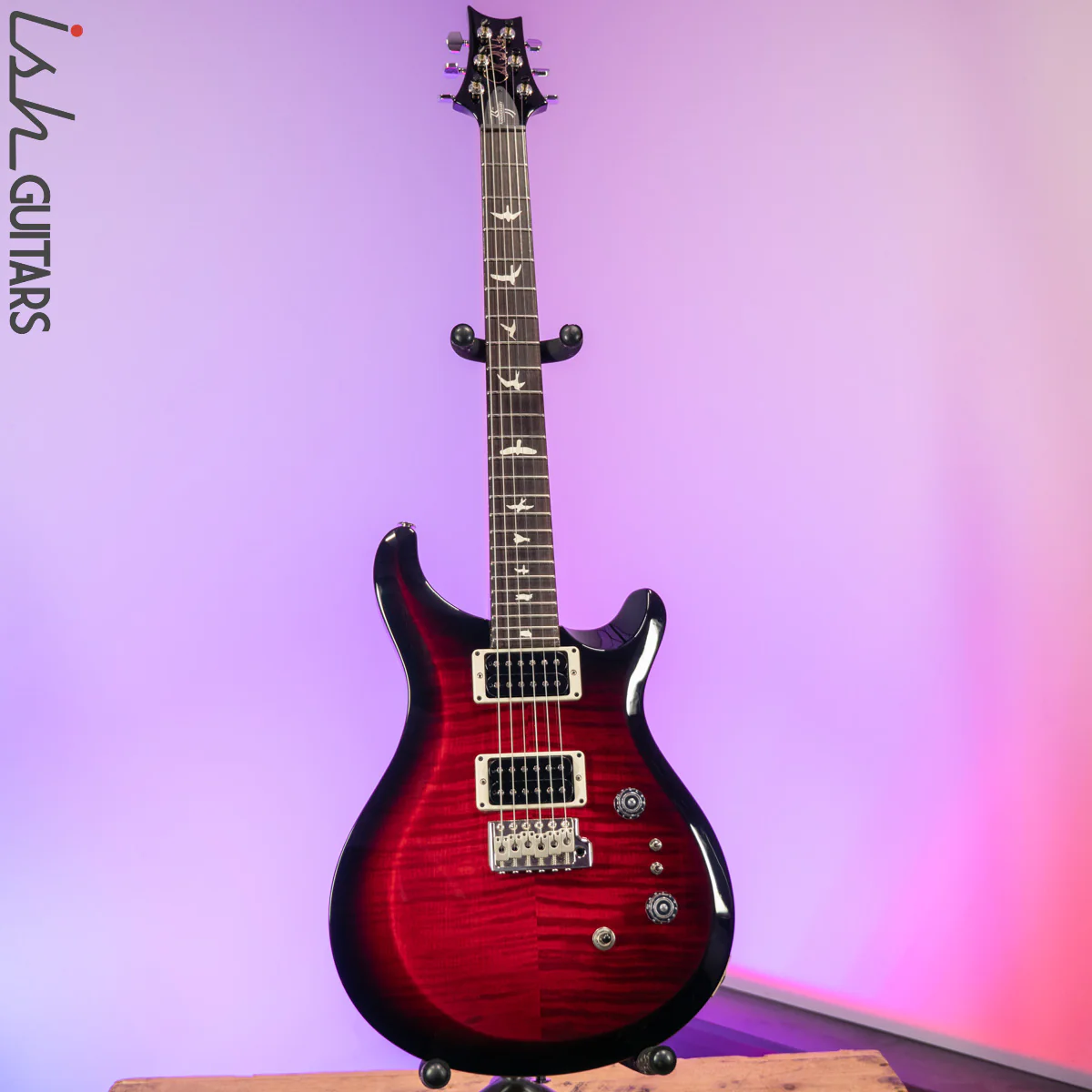 PRS S2 Custom 24 35th Anniversary Black/Red Custom Burst - Image 2