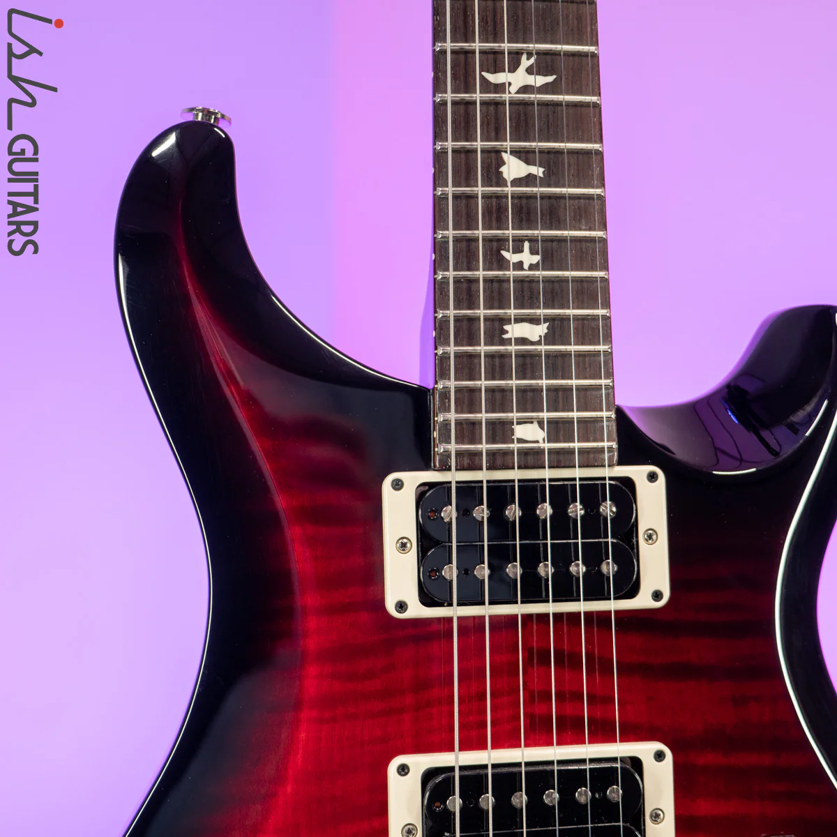 PRS S2 Custom 24 35th Anniversary Black/Red Custom Burst - Image 3
