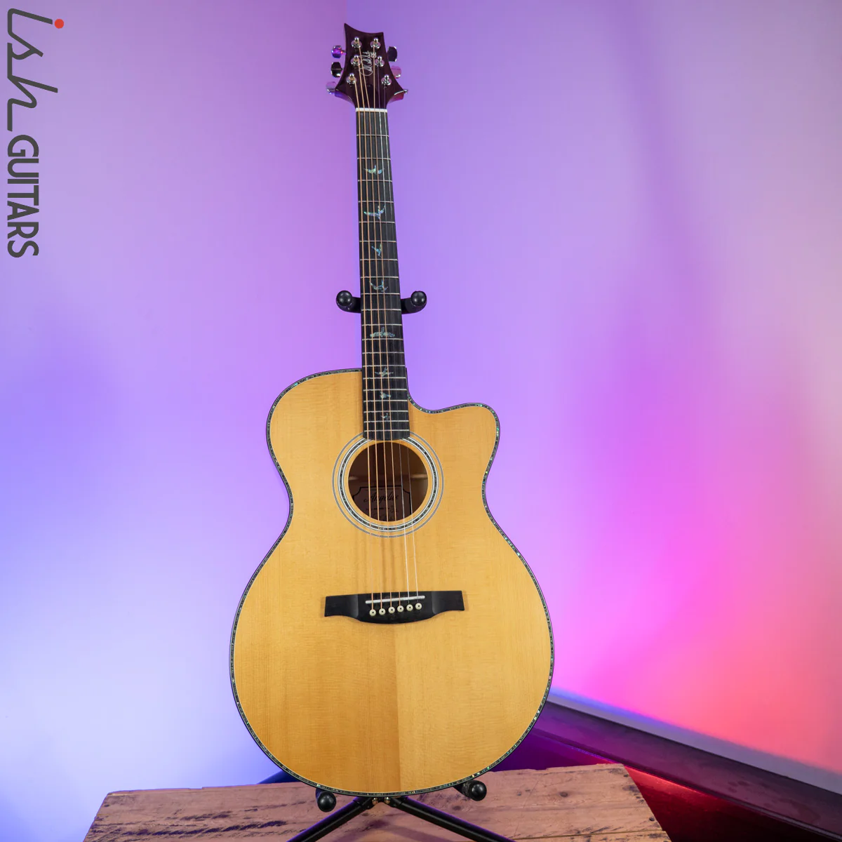PRS SE Angelus A55EBG Black Gold Acoustic - Image 3
