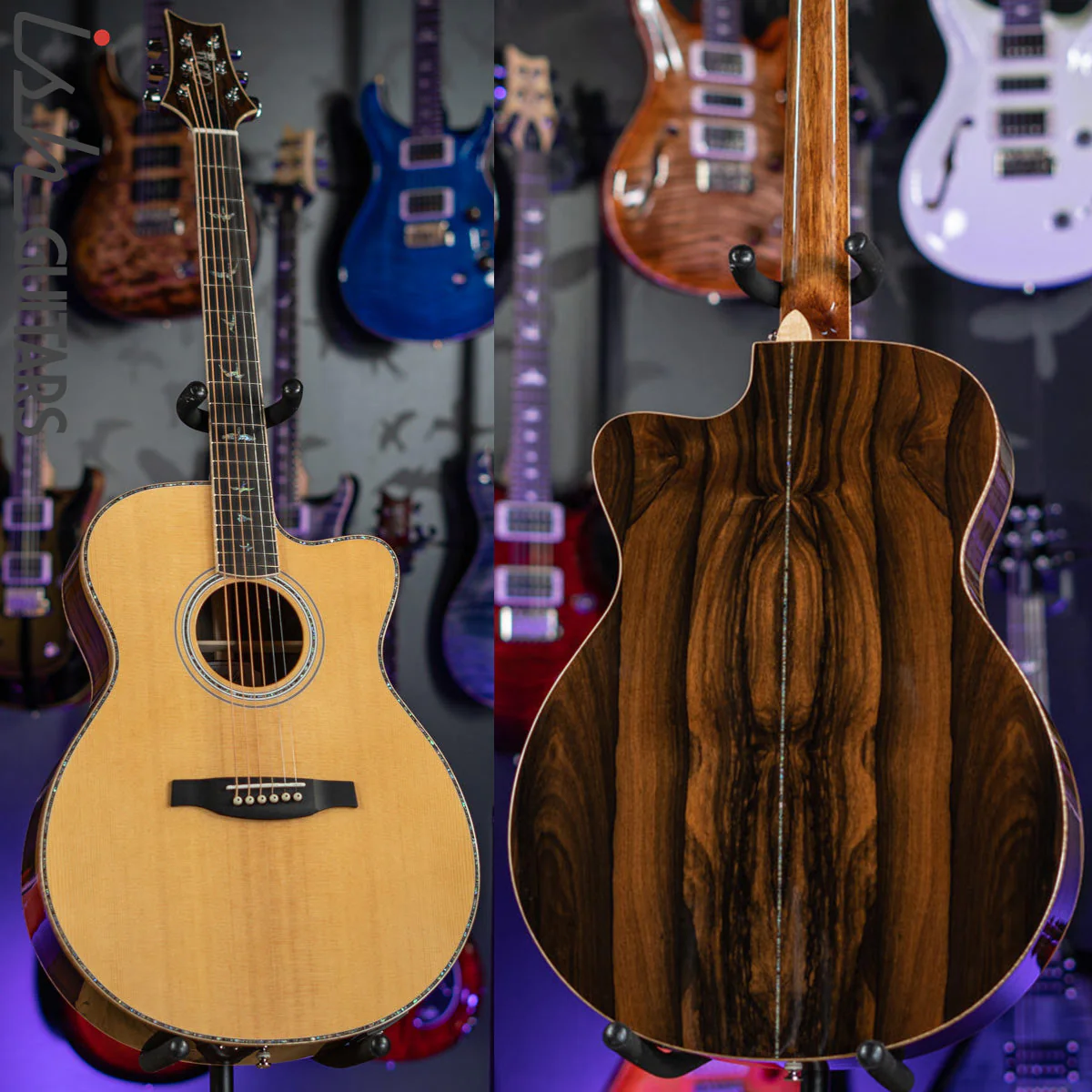 PRS SE A60E Angelus Acoustic Electric Guitar Ziricote