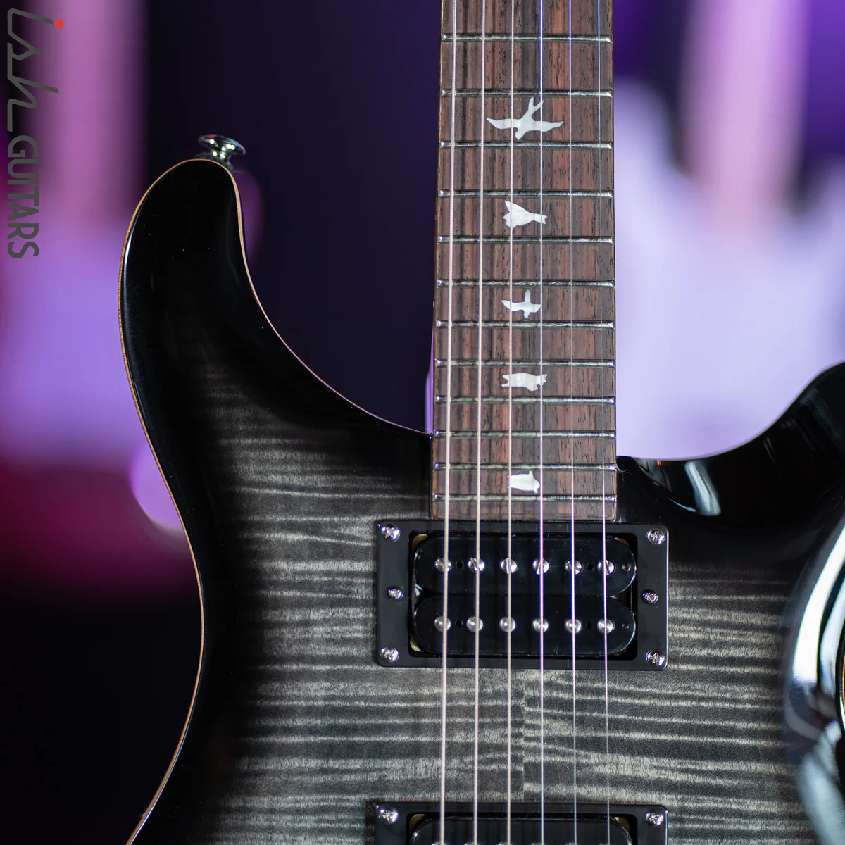 PRS SE Custom 24 Charcoal Burst - Image 4