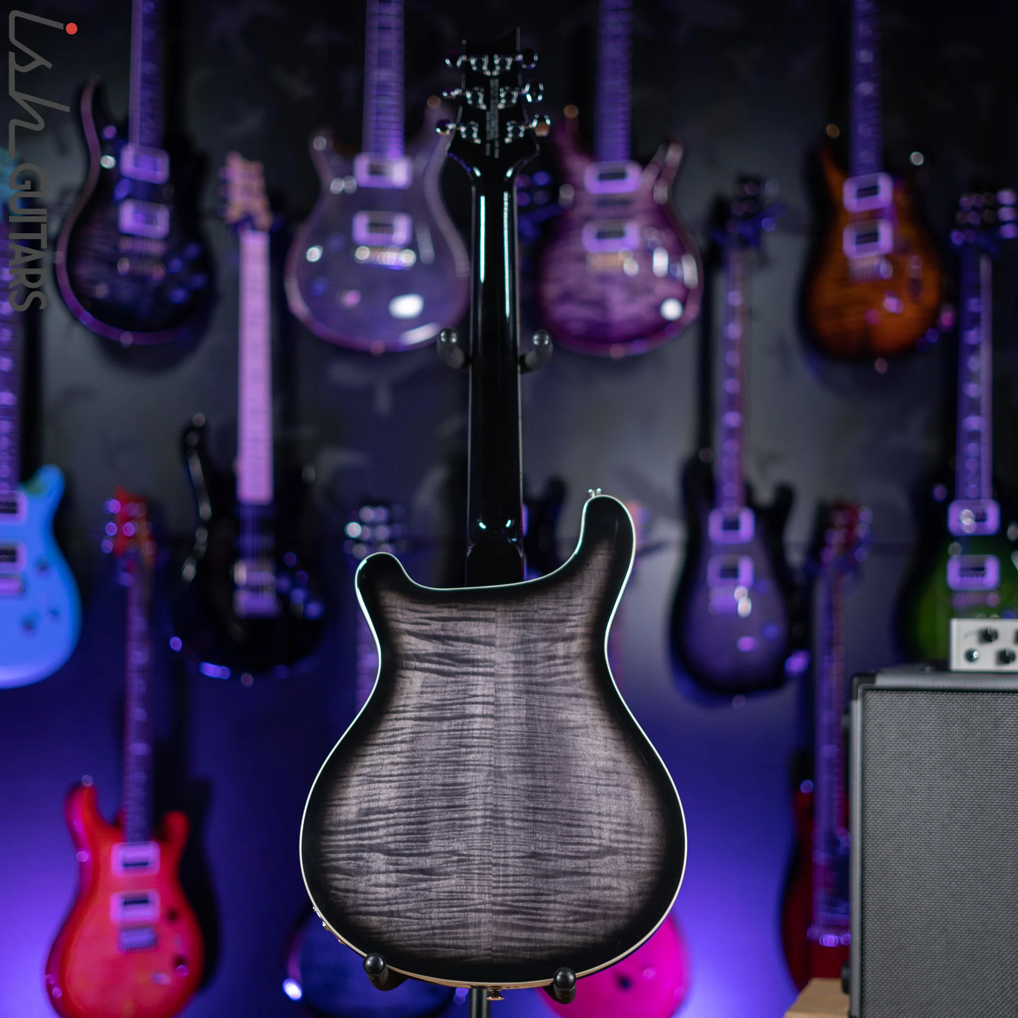 2021 PRS SE Hollowbody Electric Guitar Charcoal Burst - Image 9