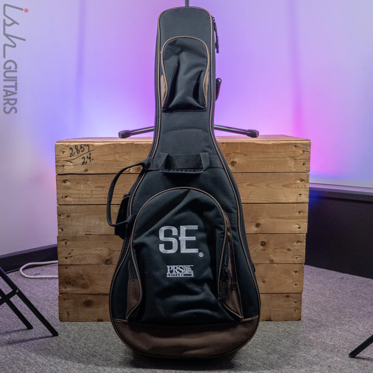 2021 PRS SE P20E Parlor Acoustic Guitar Black Top Demo - Image 12