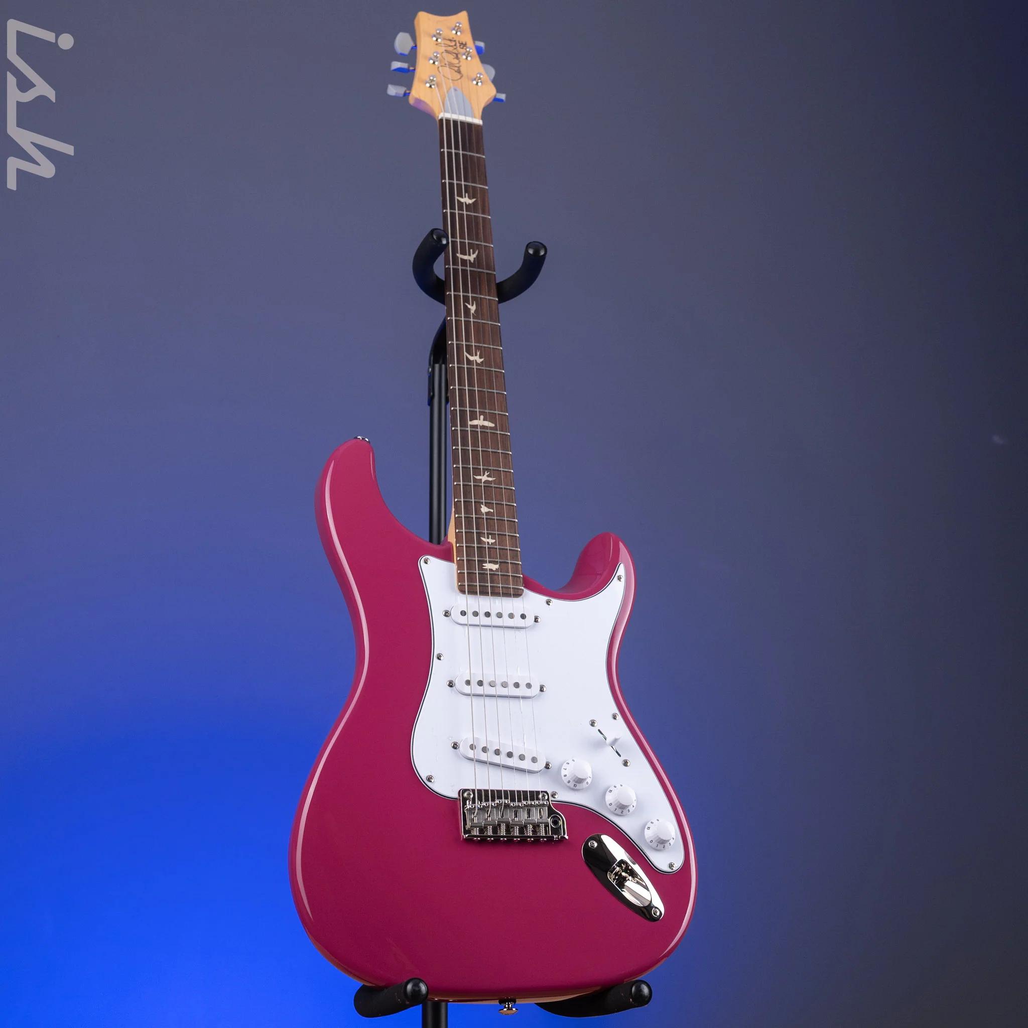 2021 PRS SE Silver Sky Dragon Fruit Demo - Image 2