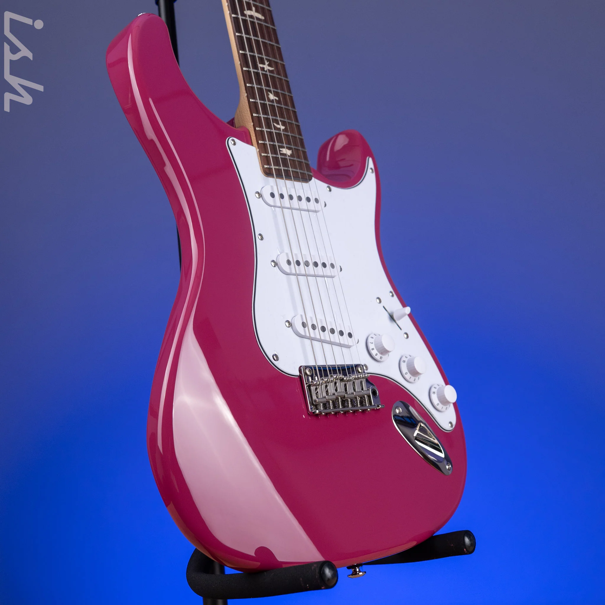 2021 PRS SE Silver Sky Dragon Fruit Demo - Image 3
