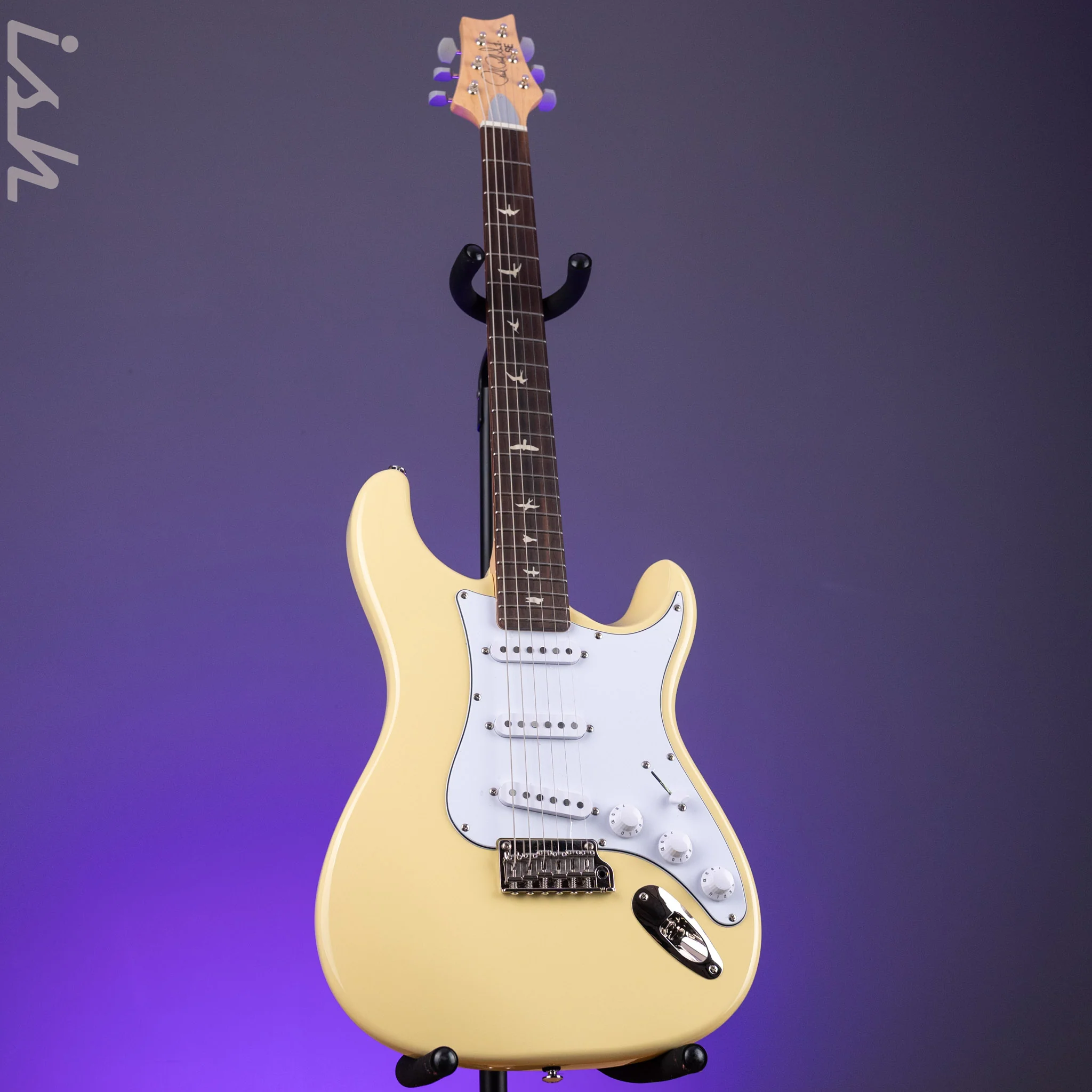 2021 PRS SE Silver Sky Moon White Demo - Image 2