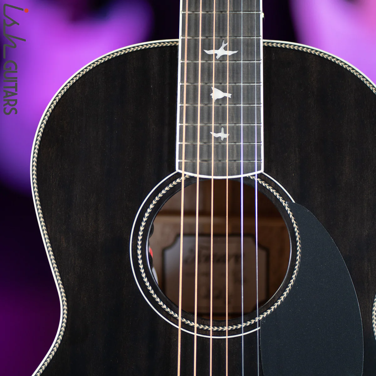 PRS SE P20E Parlor Acoustic Electric Charcoal Store Demo - Image 3
