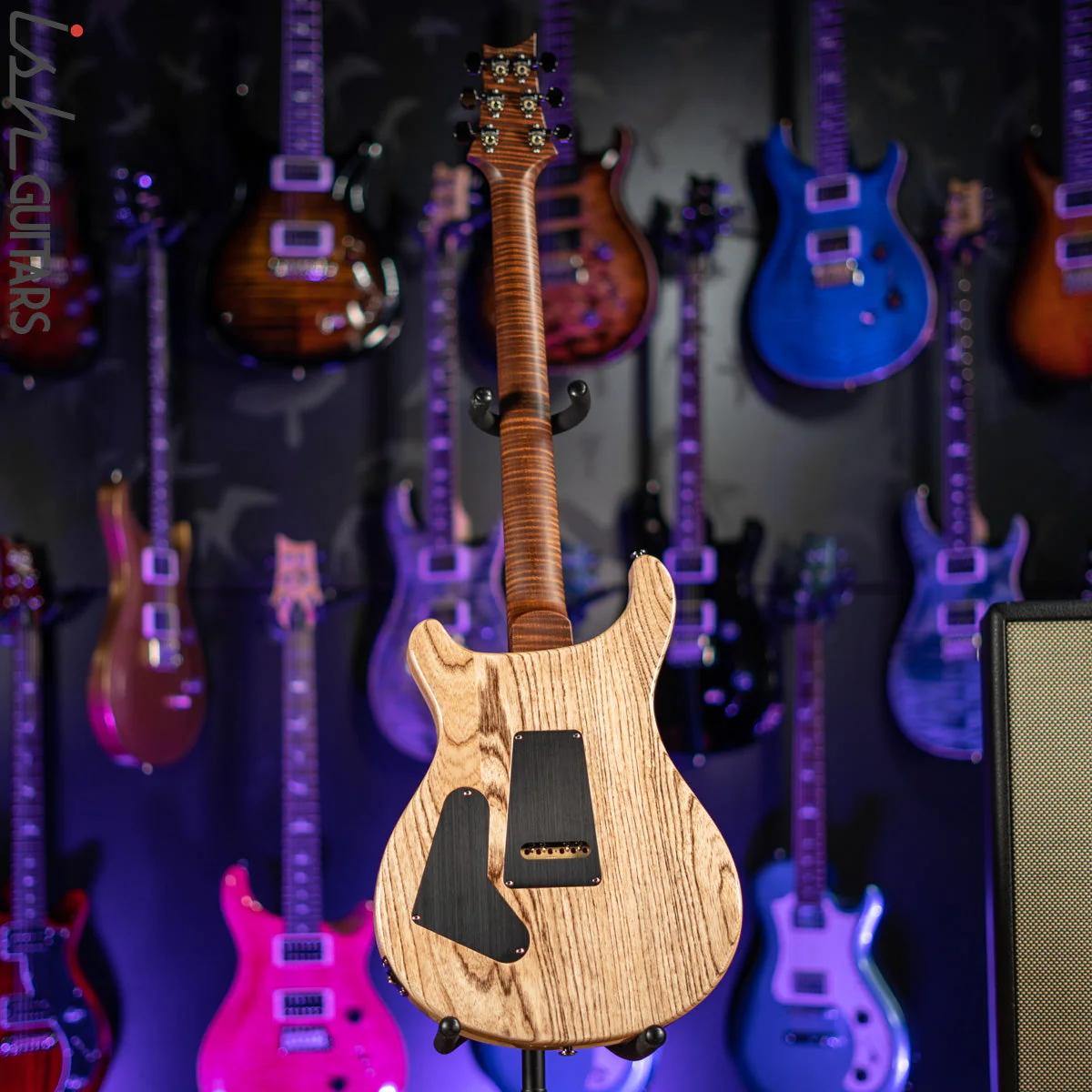 2021 PRS Wood Library Custom 24 10 Top Quilt Torrefied Maple Neck Natural Gloss - Image 8