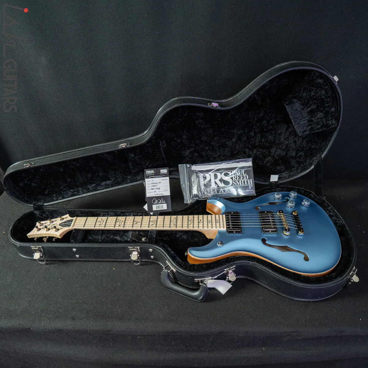 PRS McCarty 594 Hollowbody II Wood Library Frost Blue Metallic Satin - Image 14