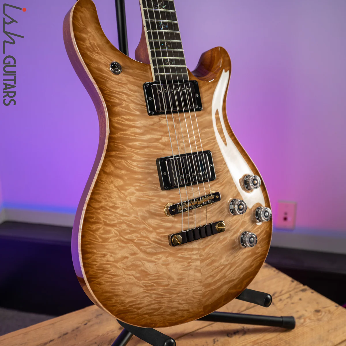 PRS McCarty 594 Wood Library Vintage Natural 10 Top - Image 5