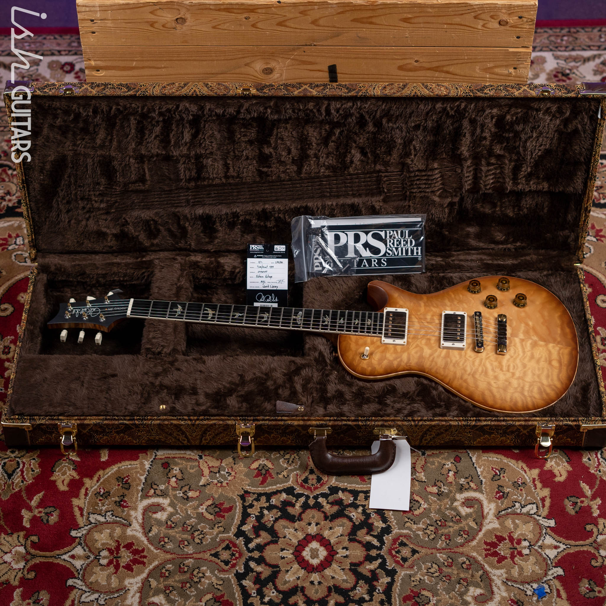 2021 PRS Wood Library McCarty 594 Singlecut 10-Top Antique Natural Satin - Image 16