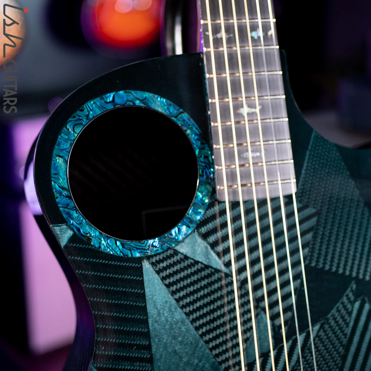 RainSong 25th Anniversary Black Ice Acoustic Guitar - Image 3