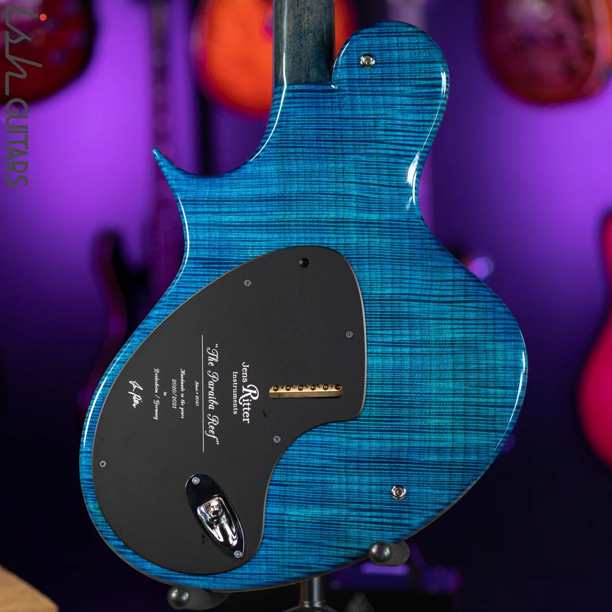 Ritter Porsch Tremolo Paraiba Reef Blue Rose Gold - Image 11