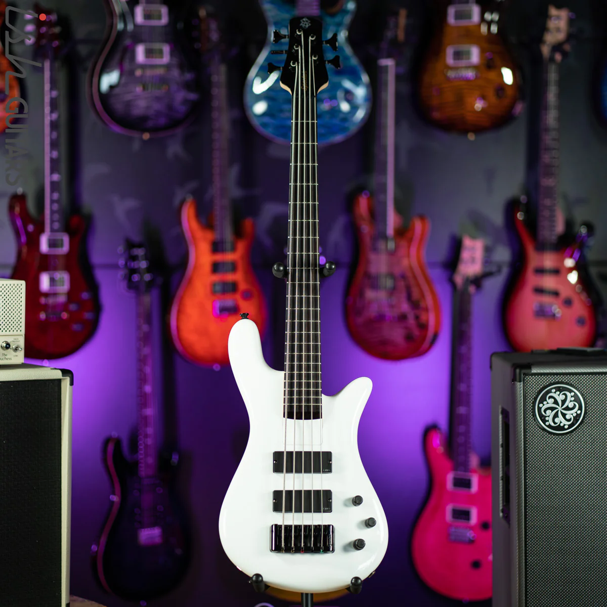 Spector Bantam 5 Short Scale Bass White Gloss Demo - Image 2