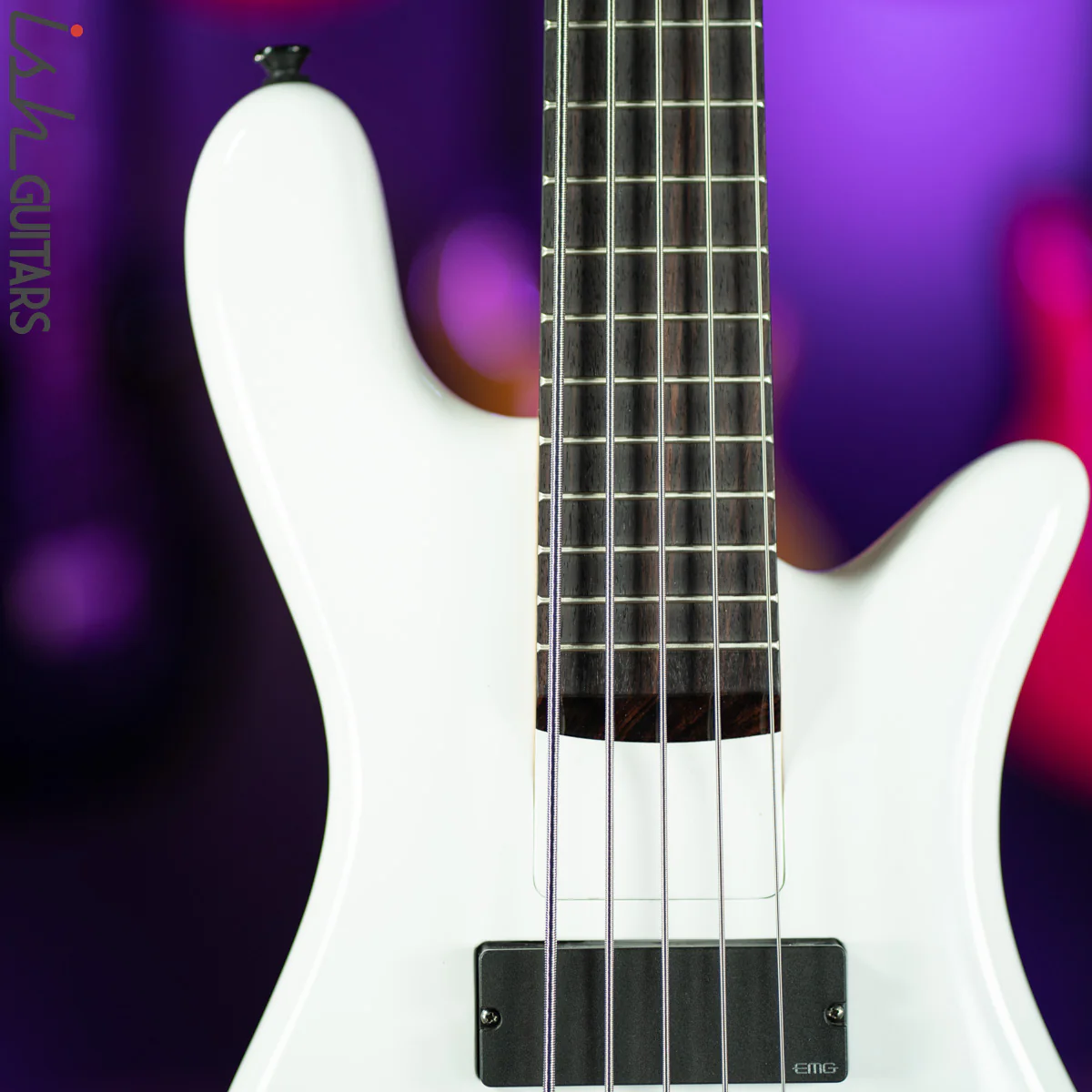 Spector Bantam 5 Short Scale Bass White Gloss Demo - Image 3