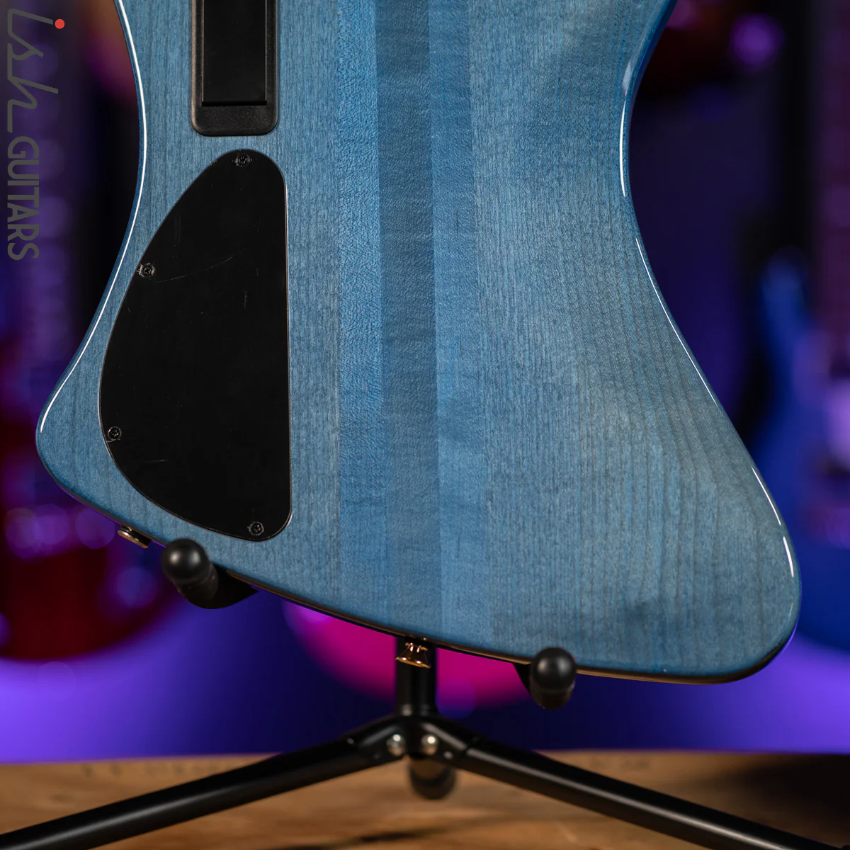 2021 Spector Euro 4X Black and Blue Gloss - Image 9