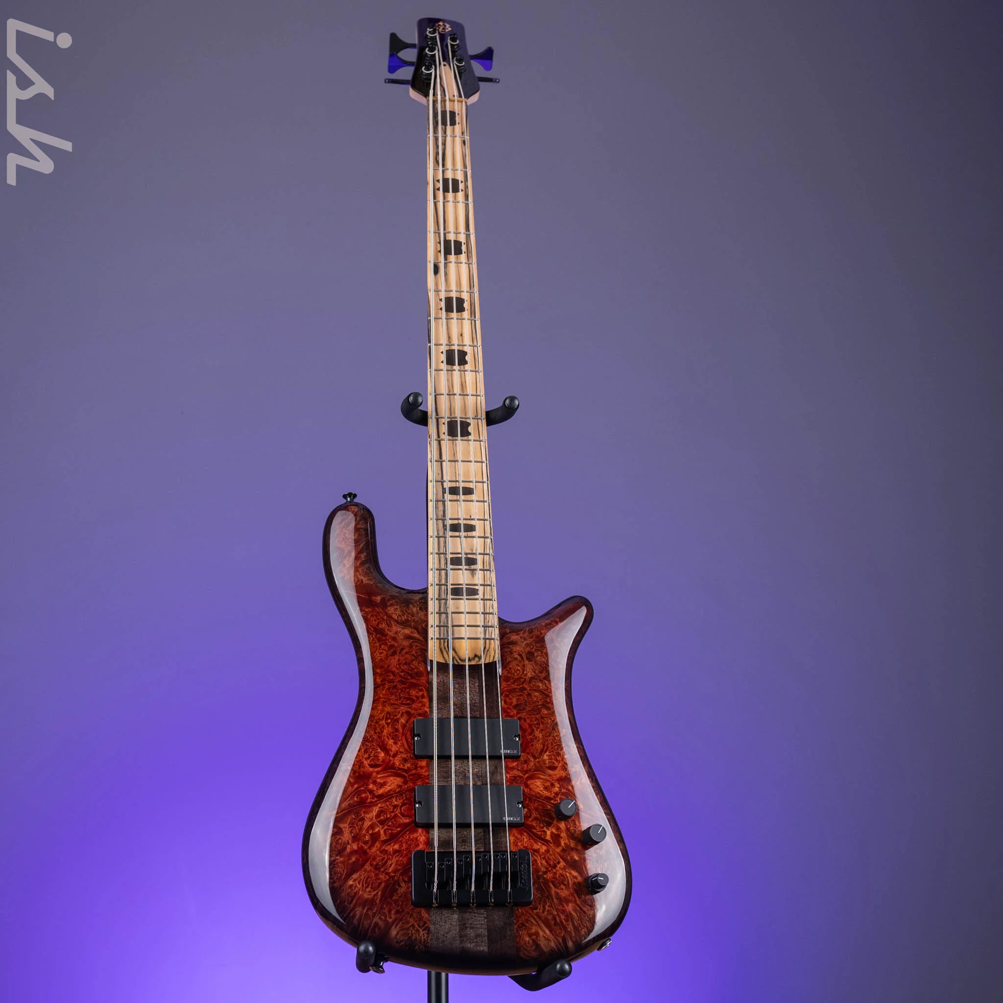 2021 Spector NS-5XL 5-String Bass Maple Burl Ale's Inferno Finish - Image 2
