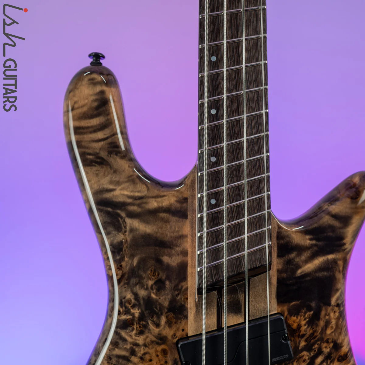 2021 Spector NS Dimension 4 Multi-Scale Super Faded Black Gloss - Image 3