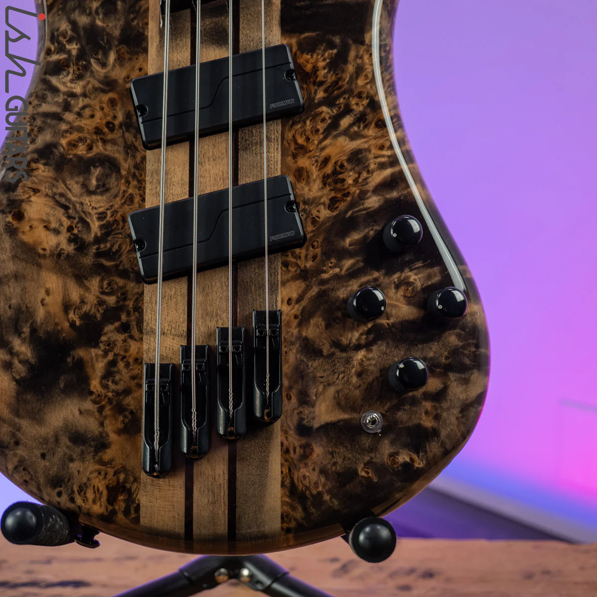 2021 Spector NS Dimension 4 Multi-Scale Super Faded Black Gloss - Image 4