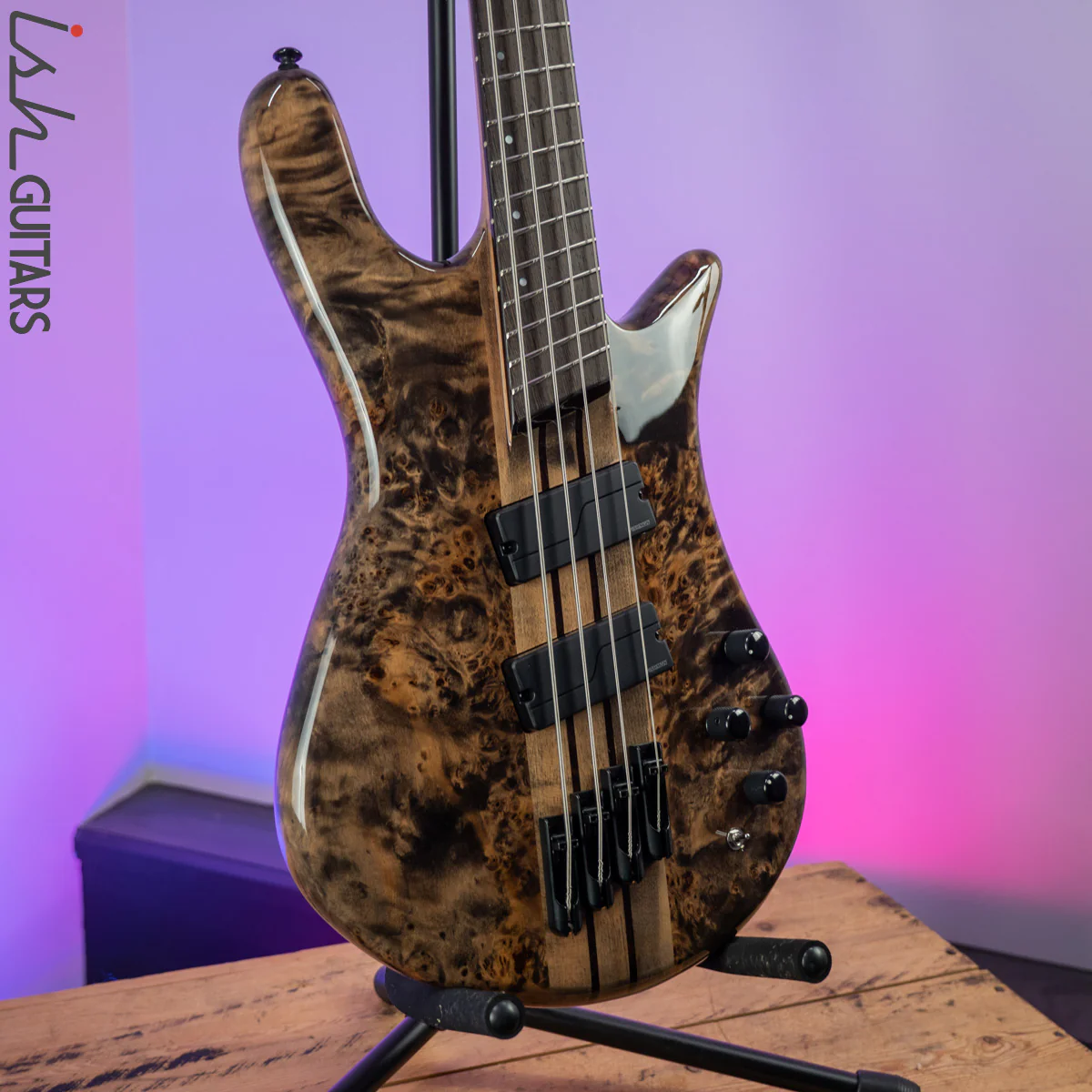 2021 Spector NS Dimension 4 Multi-Scale Super Faded Black Gloss - Image 5