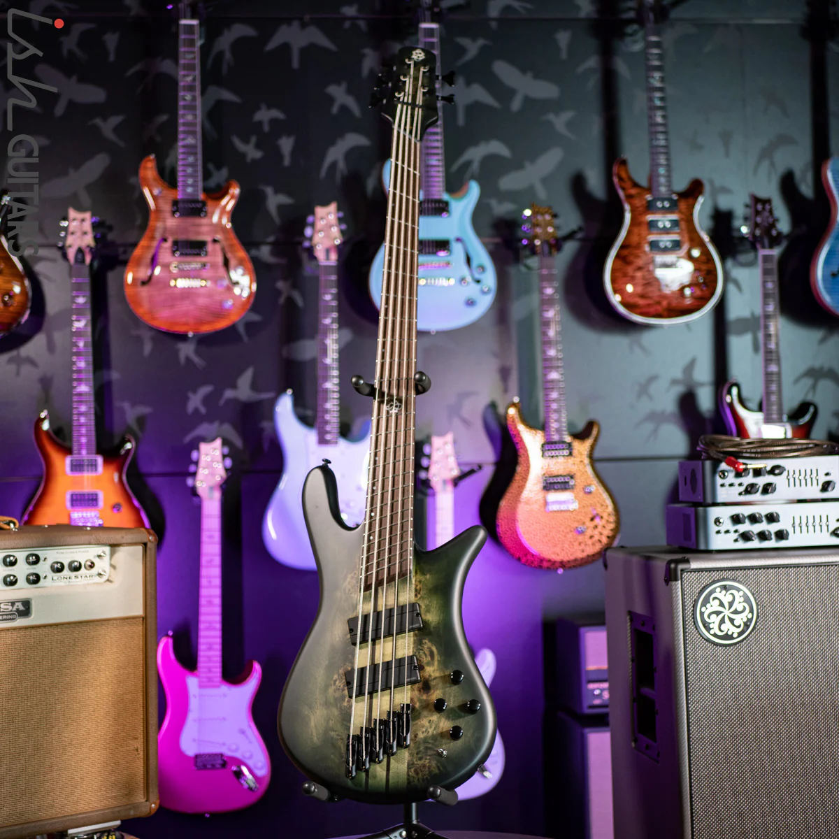 2021 Spector NS Dimension 5 Multi-Scale Haunted Moss Matte - Image 2