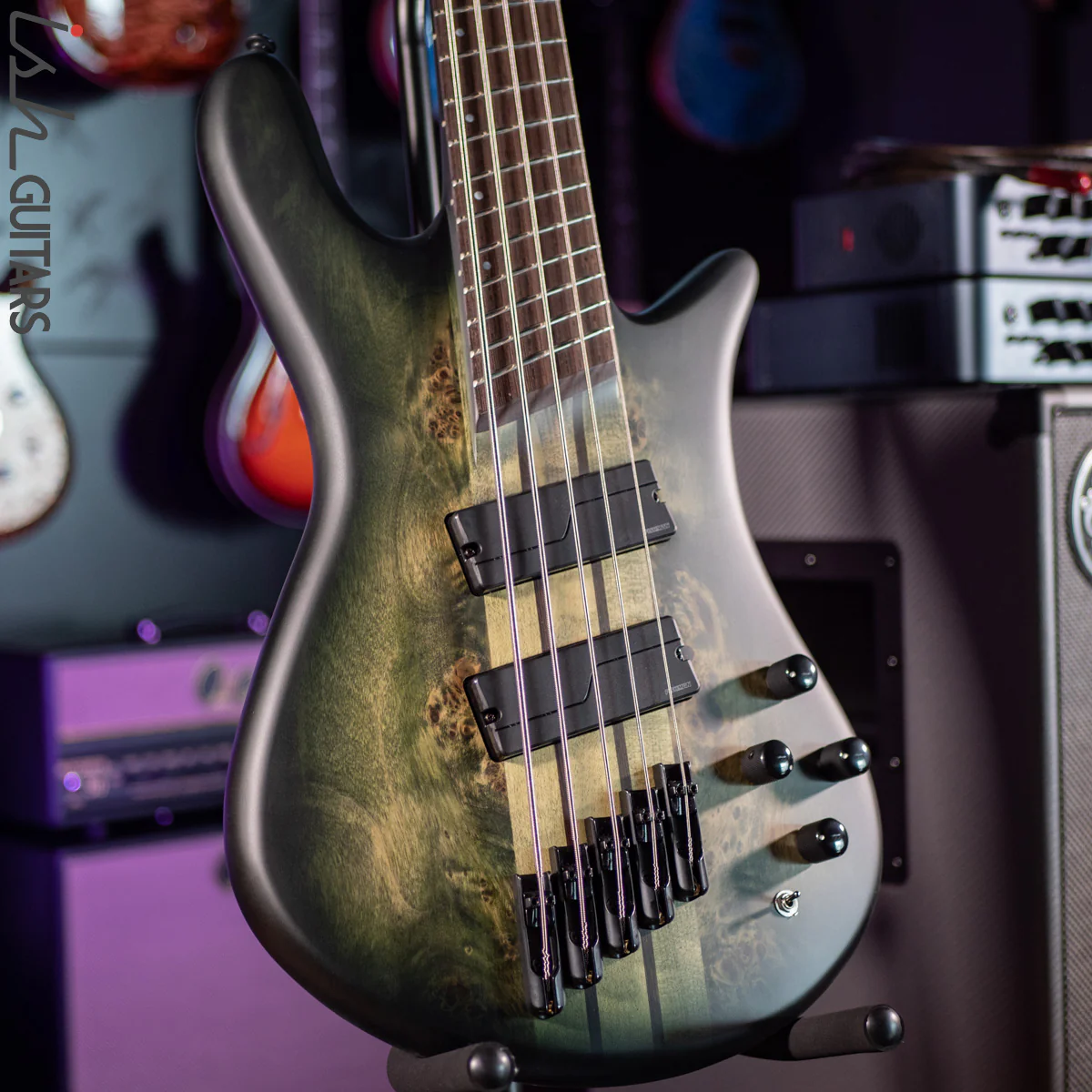 2021 Spector NS Dimension 5 Multi-Scale Haunted Moss Matte - Image 5