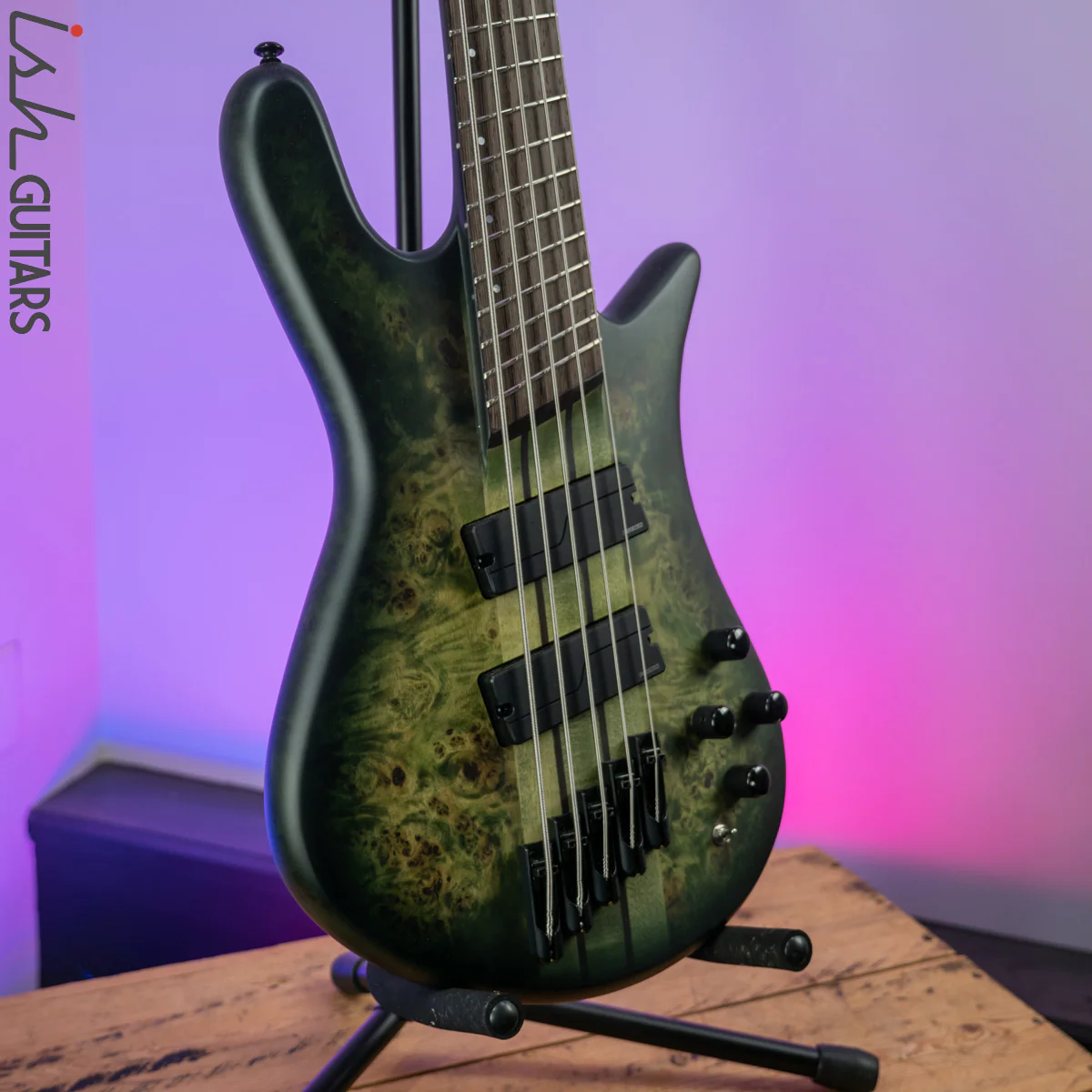2021 Spector NS Dimension 5 Multi-Scale Haunted Moss Matte - Image 5
