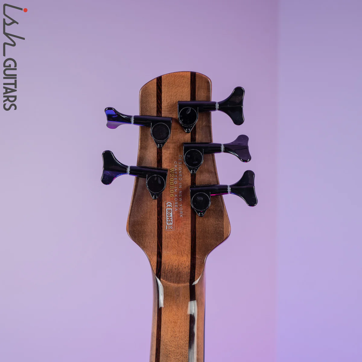 2021 Spector NS Dimension 5 Multi-Scale Super Faded Black Gloss - Image 11