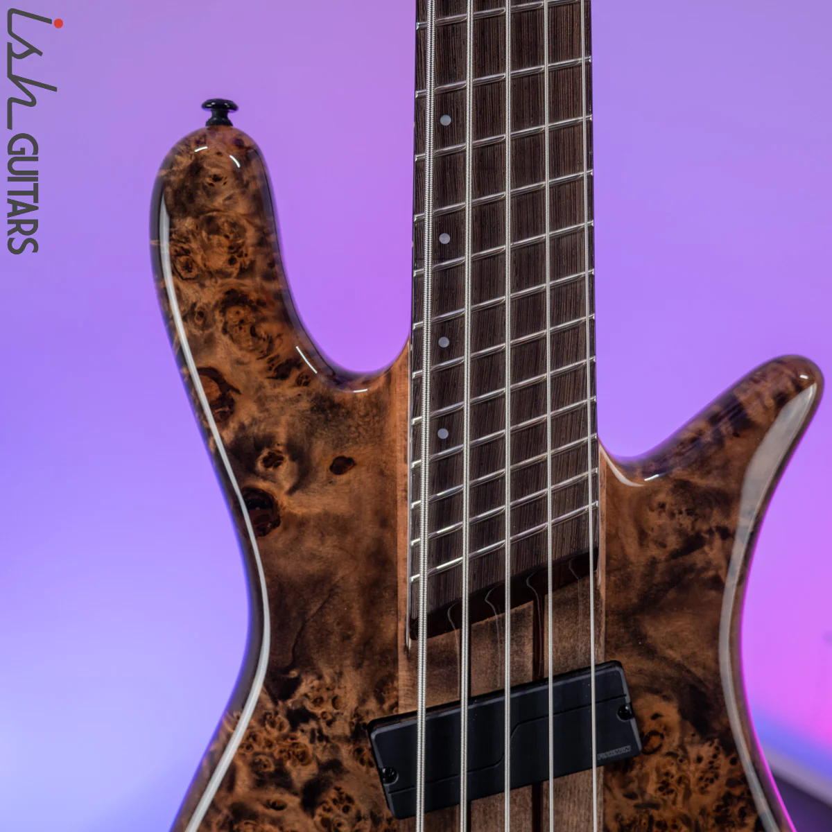 2021 Spector NS Dimension 5 Multi-Scale Super Faded Black Gloss - Image 3