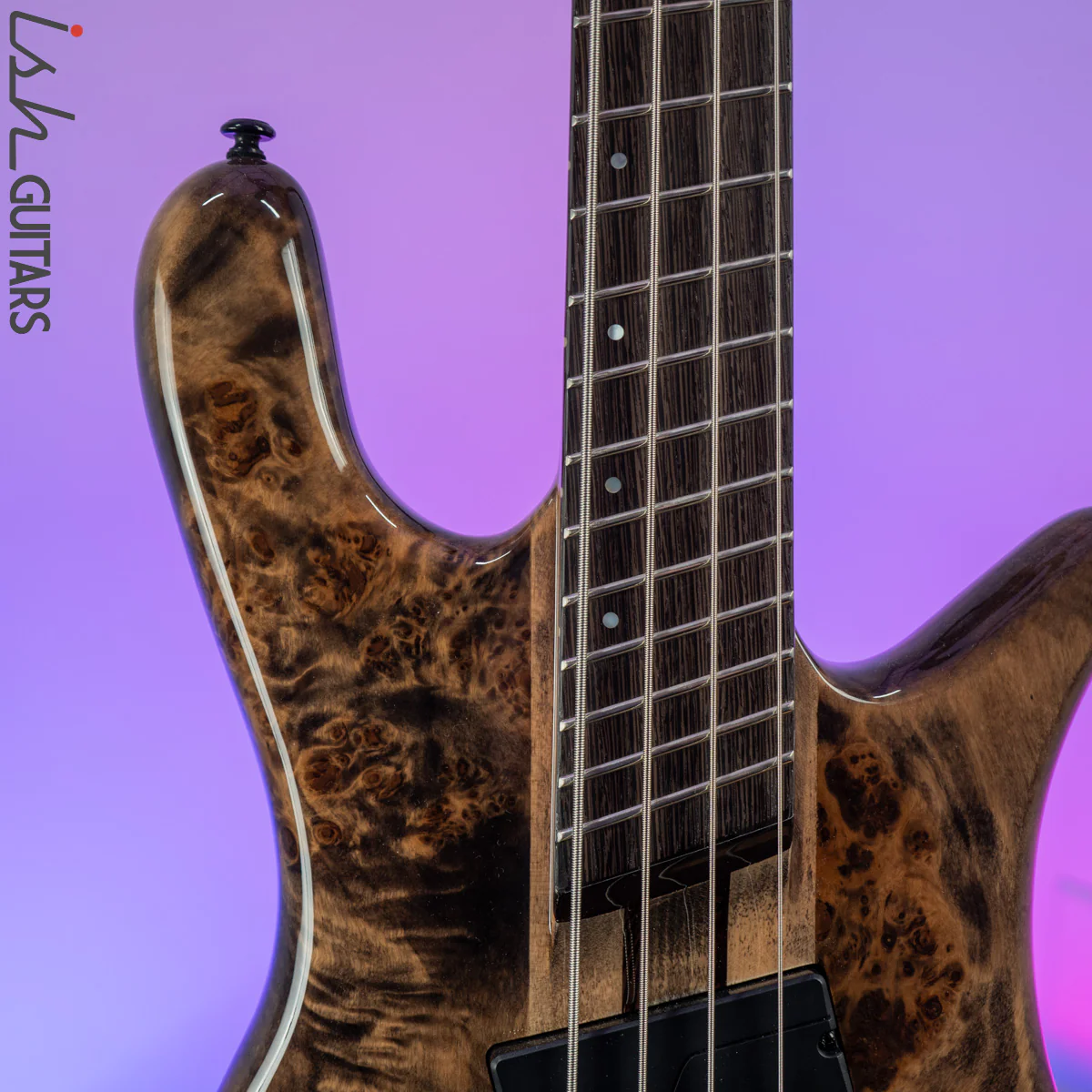 2021 Spector NS Dimension 4 Multi-Scale Super Faded Black Gloss - Image 3
