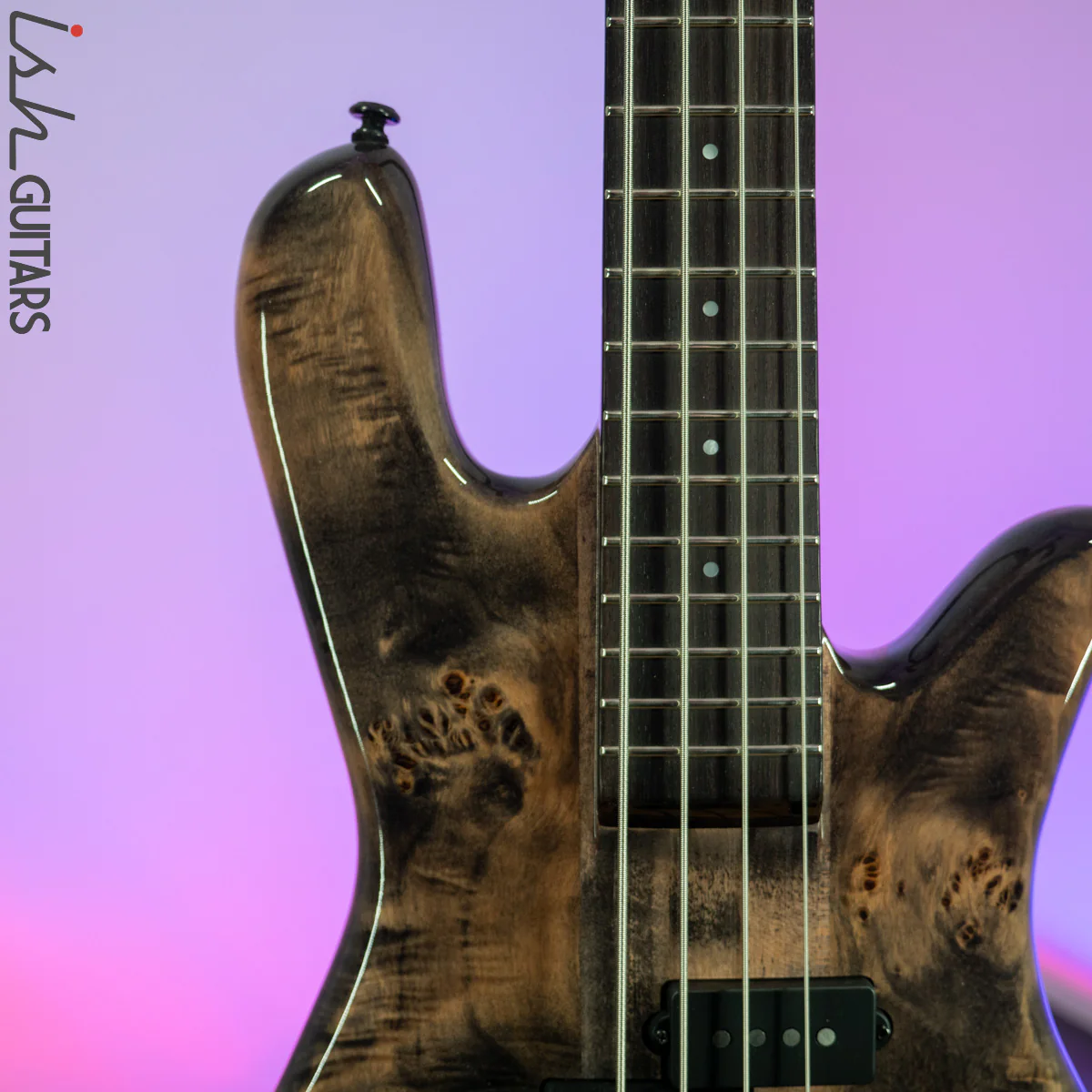 2021 Spector NS Ethos 4 Super Faded Black Gloss - Image 3