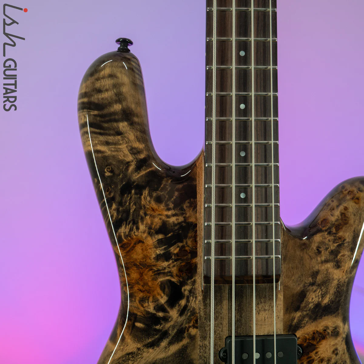 2021 Spector NS Ethos 4 Super Faded Black Gloss - Image 3