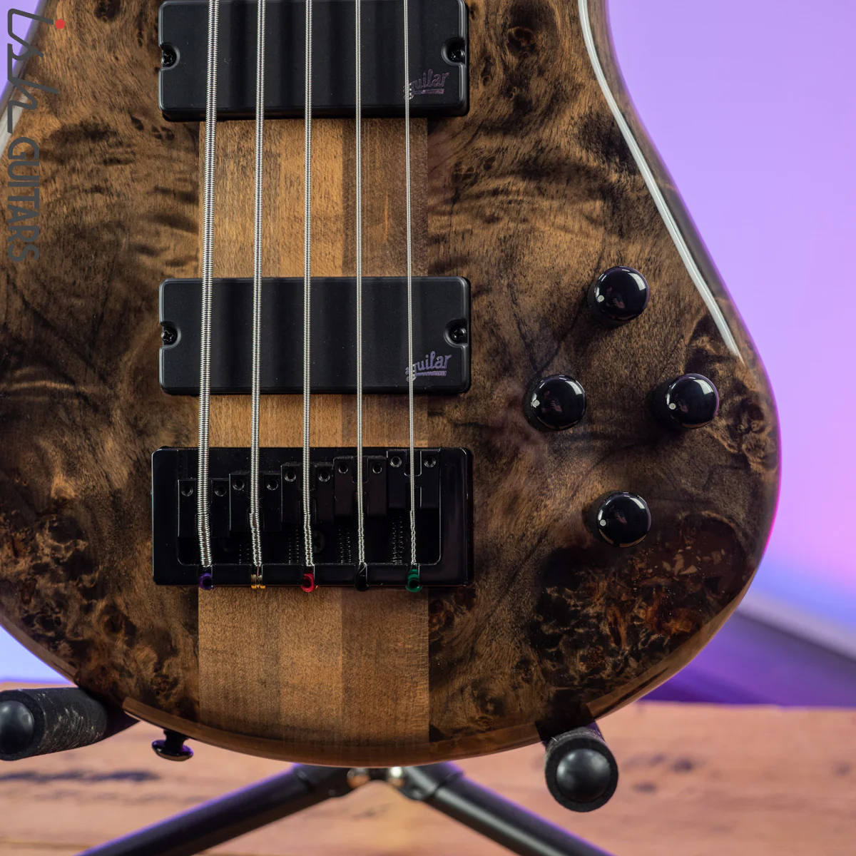 2021 Spector NS Ethos 5 Super Faded Black Gloss - Image 4