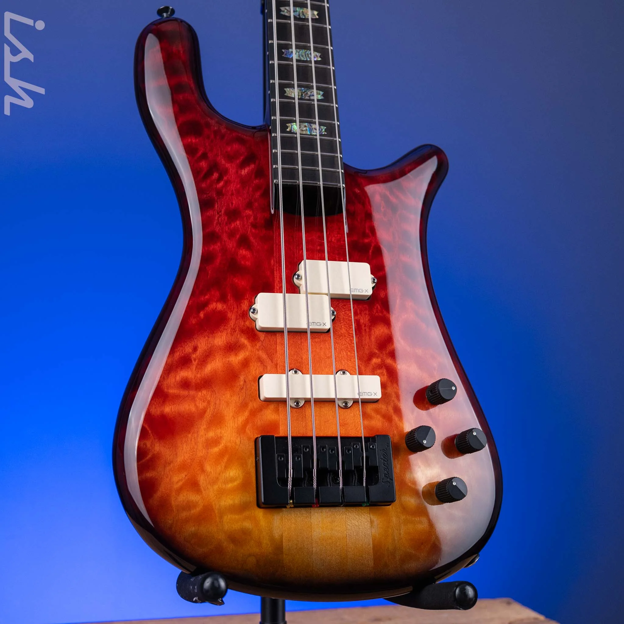 2021 Spector USA Custom NS-2 4-String Bass Lava Glow Gloss