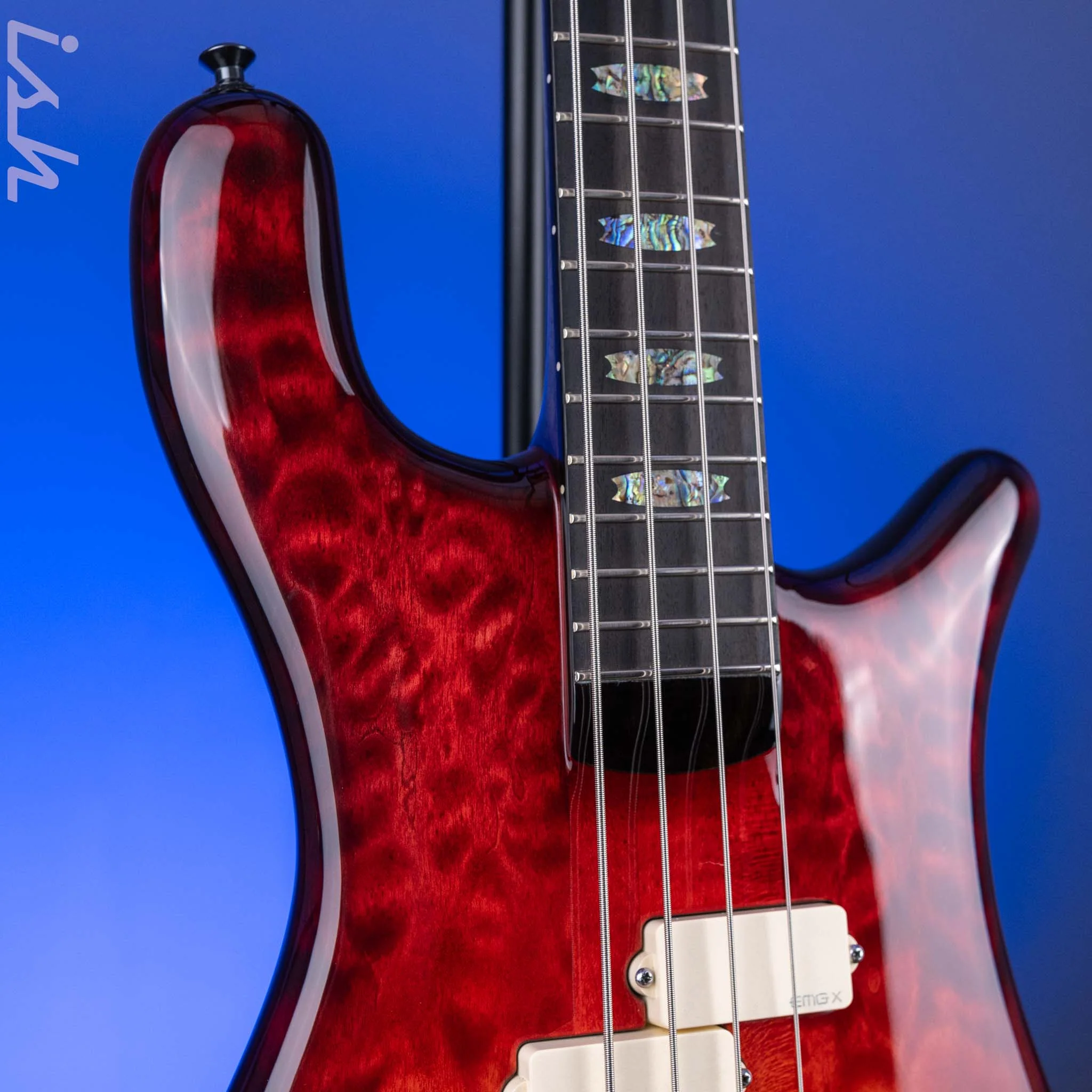 2021 Spector USA Custom NS-2 4-String Bass Lava Glow Gloss - Image 3
