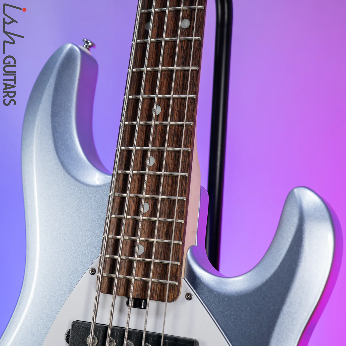 Sterling by Music Man StingRay 5 HH Sub Series Lake Blue Metallic - Image 6