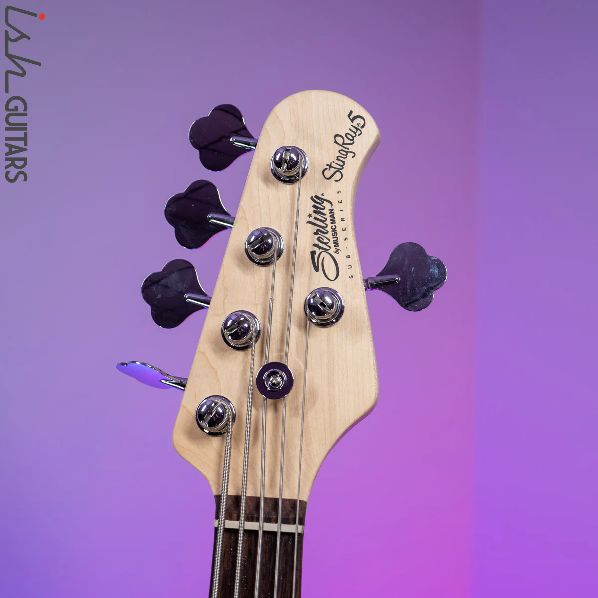 Sterling by Music Man StingRay 5 HH Sub Series Lake Blue Metallic - Image 7